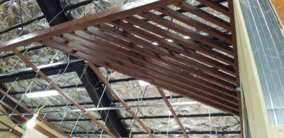 ルーバー天井　途中